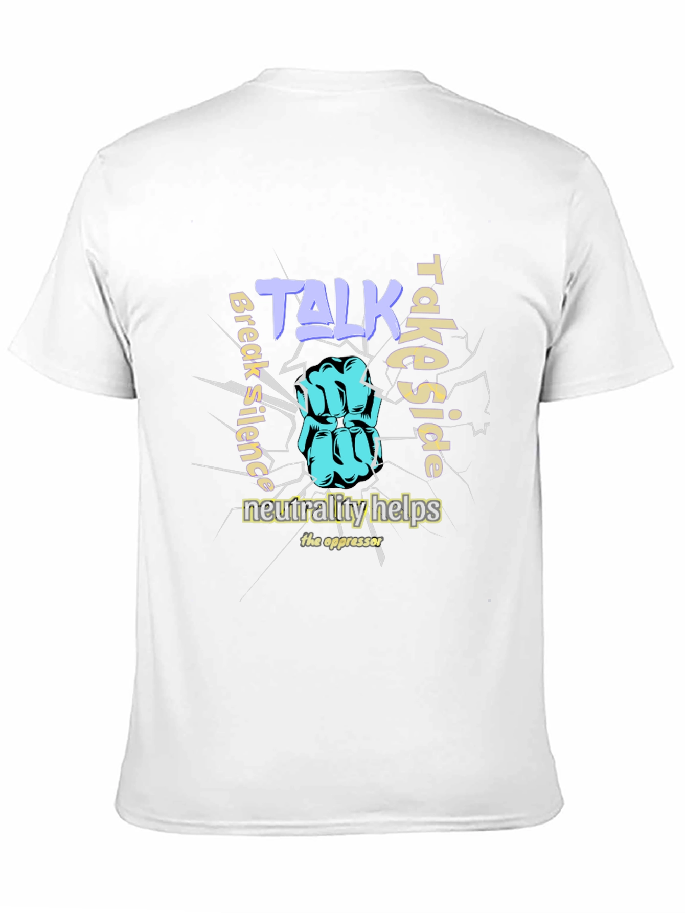 Empowering Talk Graphic Black T-Shirt