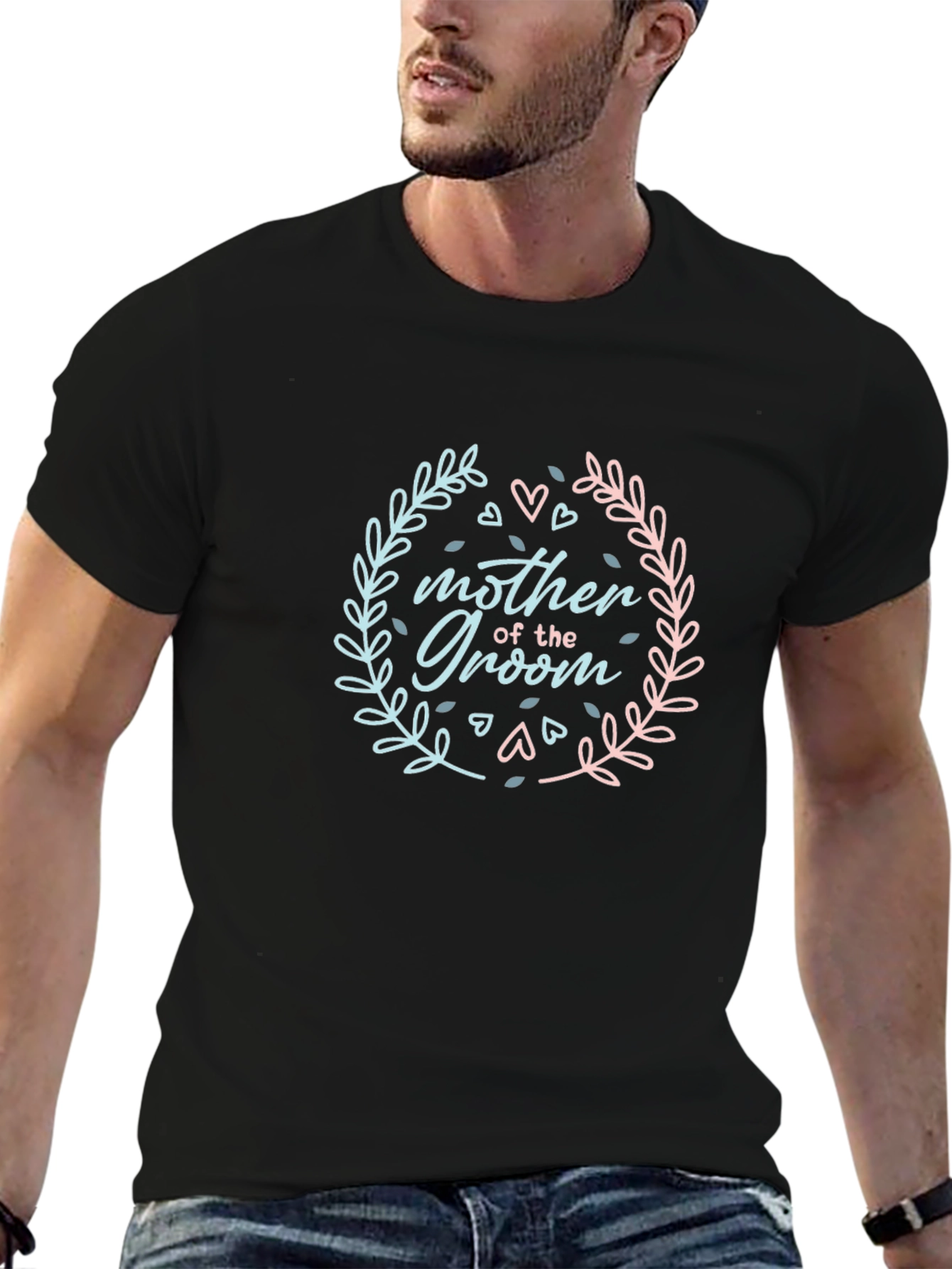 Mother of the Groom Graphic T-Shirt - Black