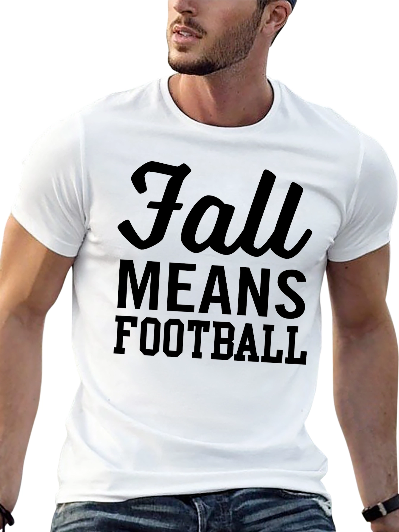 Fall Means Football Graphic Tee