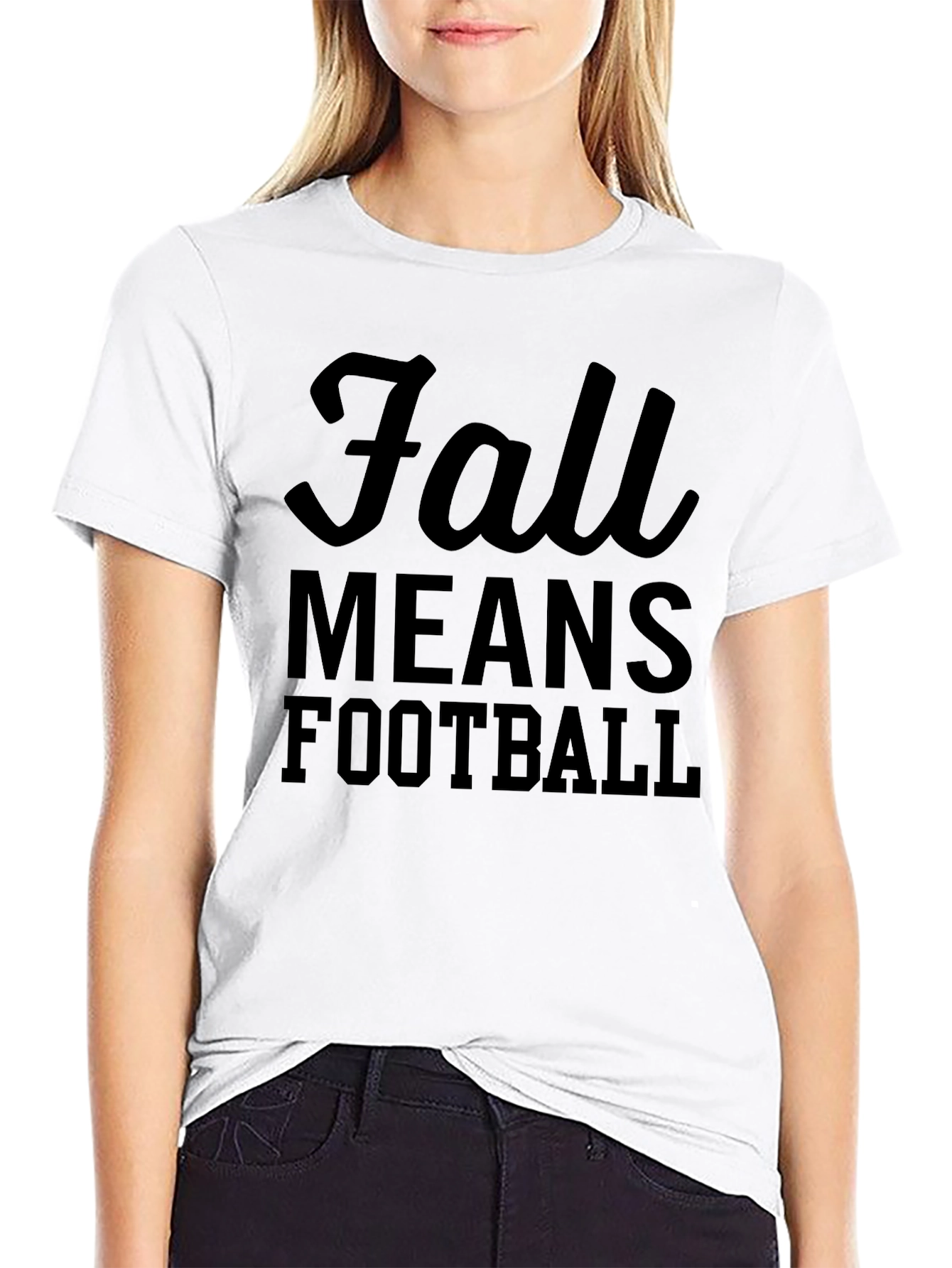 Fall Means Football Graphic Tee