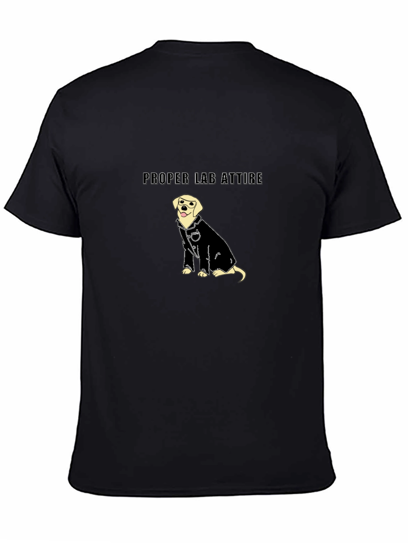 Proper Lab Attire T-Shirt - Dog in Lab Coat