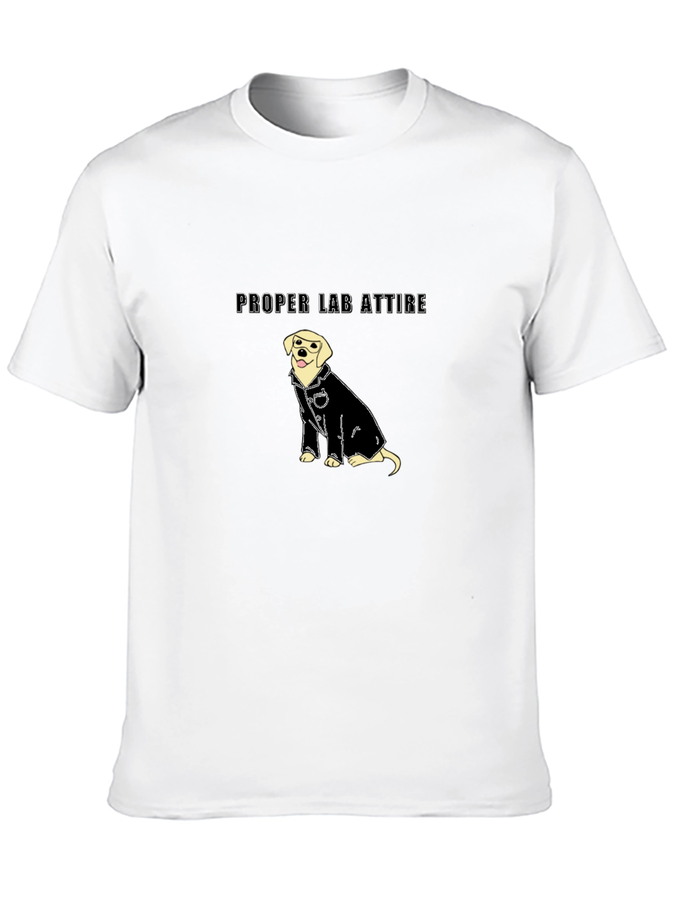 Proper Lab Attire T-Shirt - Dog in Lab Coat