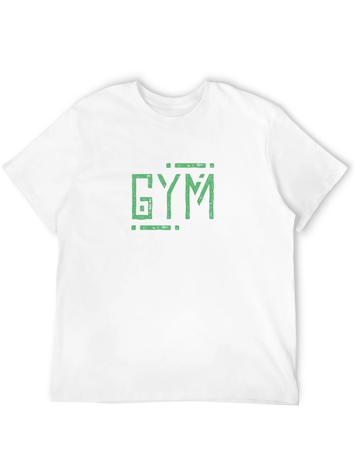 Gym T-Shirt - Distressed Green Graphic Tee