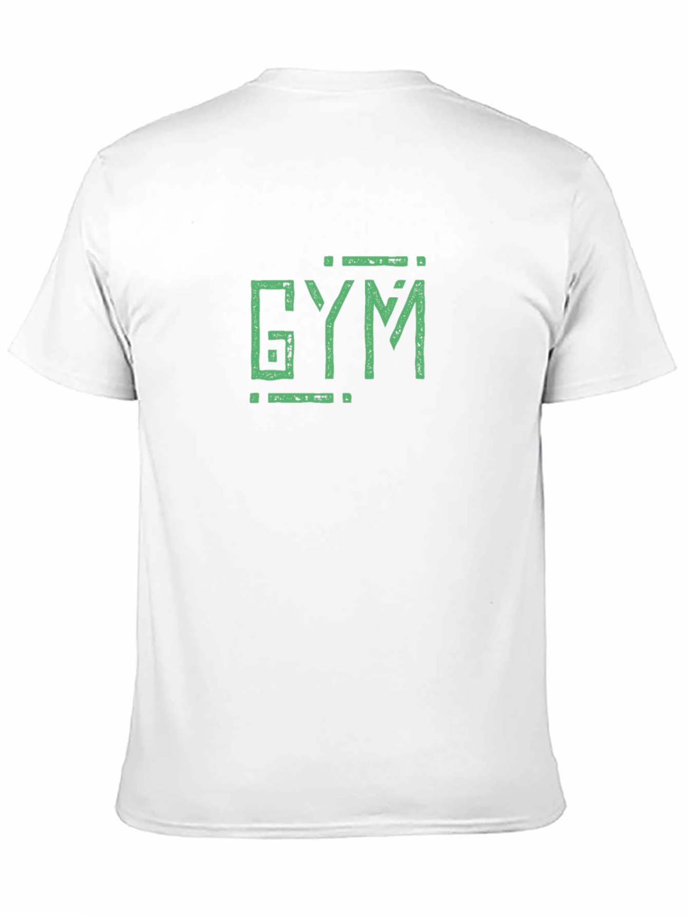 Gym T-Shirt - Distressed Green Graphic Tee