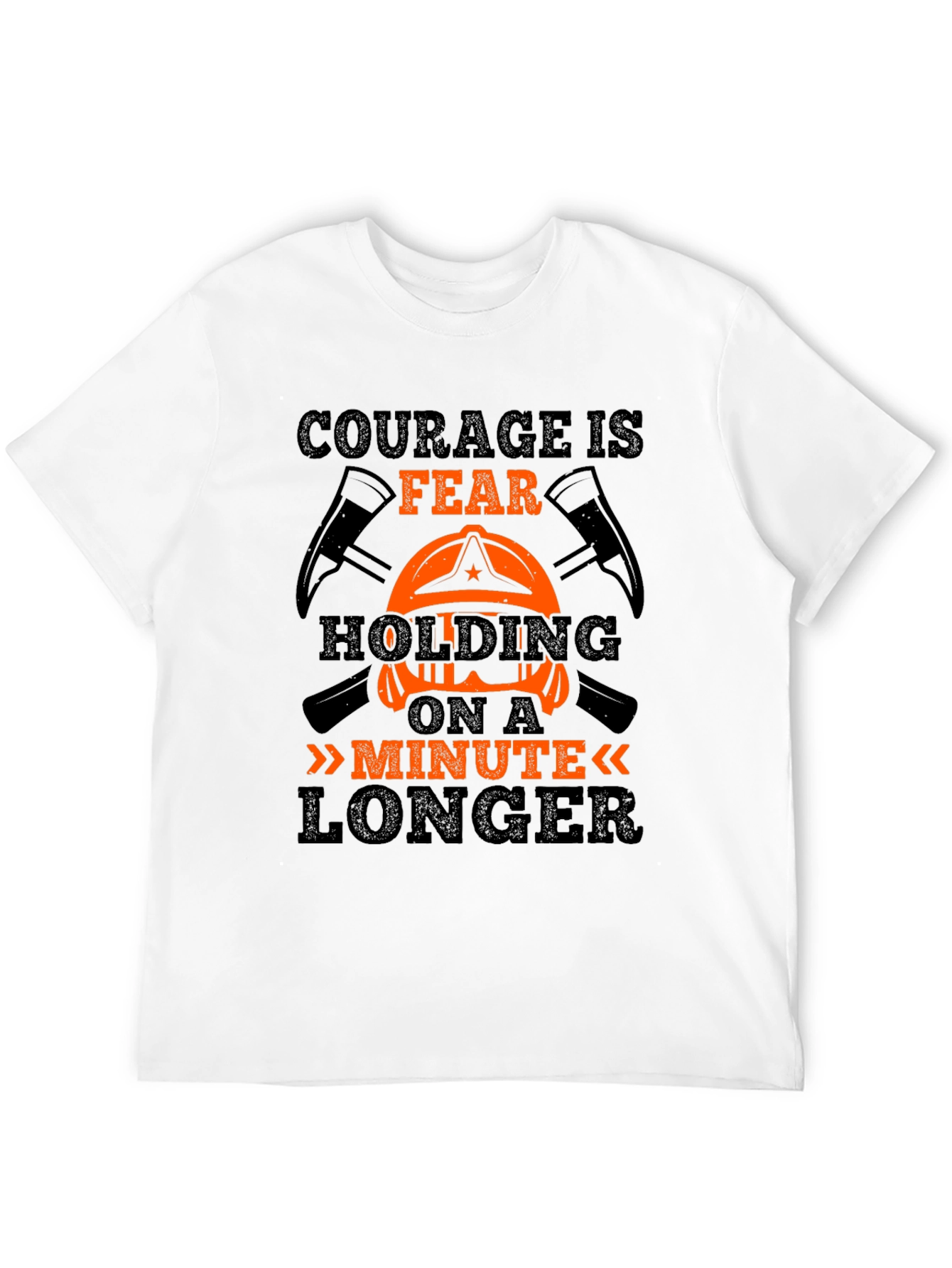 Courage Fear Firefighter Graphic Tee