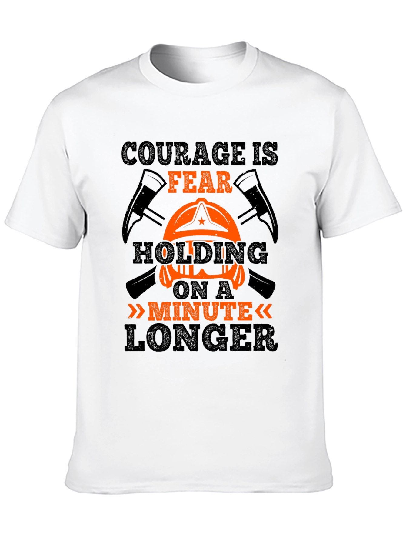 Courage Fear Firefighter Graphic Tee