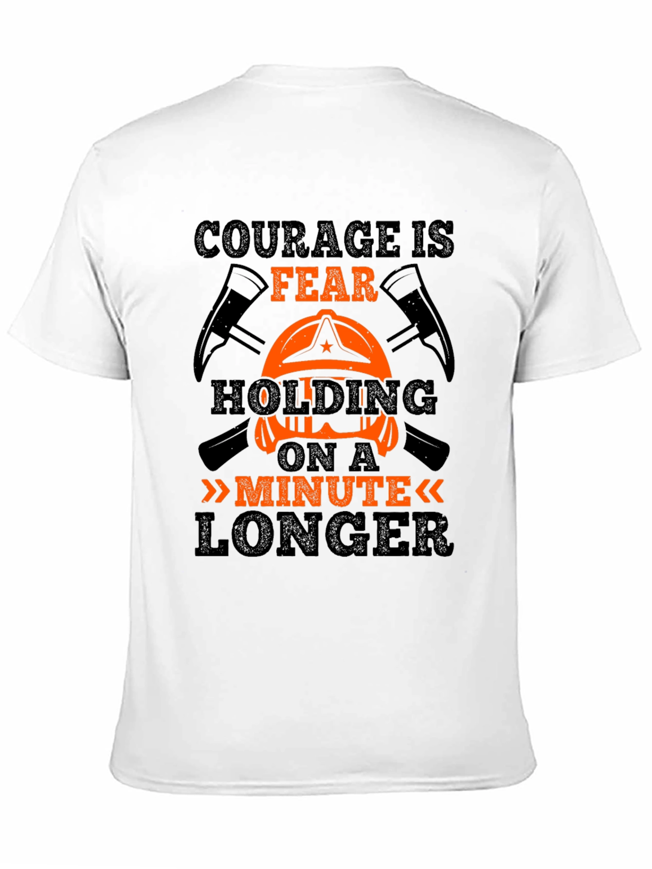 Courage Fear Firefighter Graphic Tee