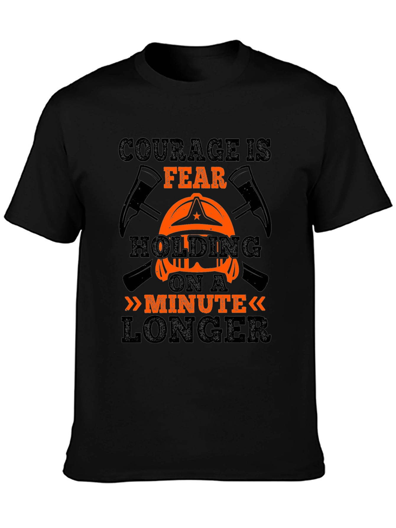 Courage Fear Firefighter Graphic Tee