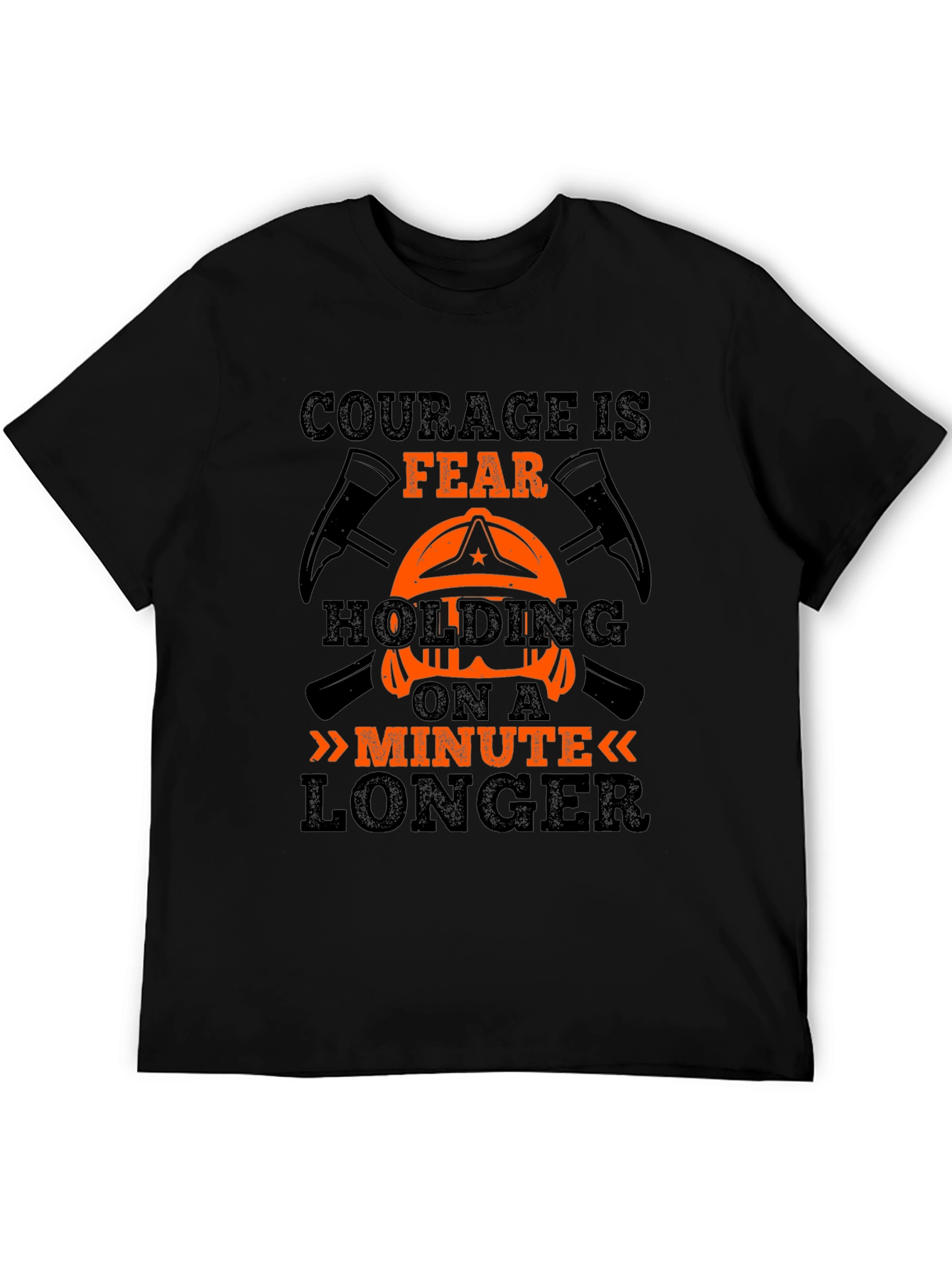 Courage Fear Firefighter Graphic Tee