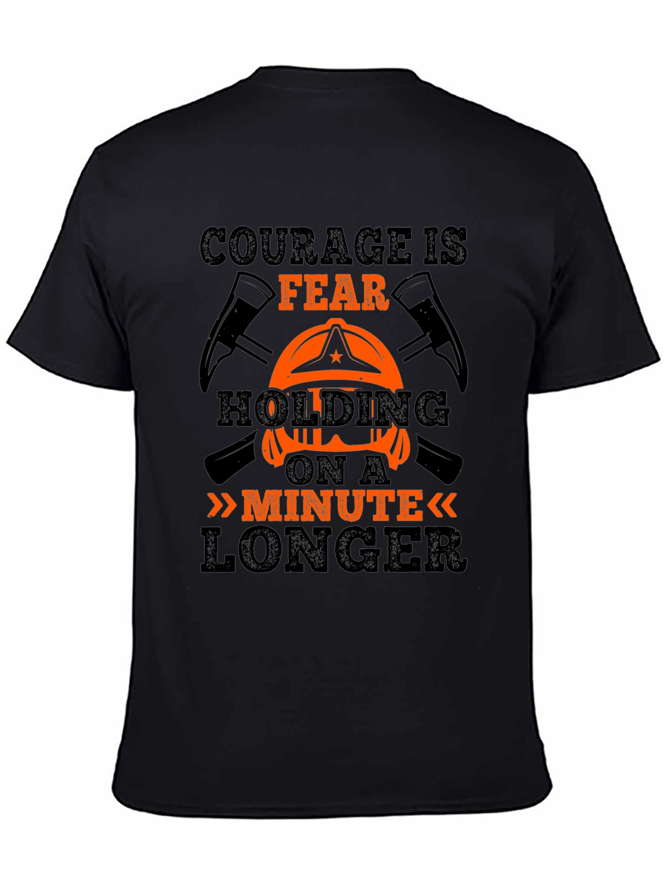 Courage Fear Firefighter Graphic Tee