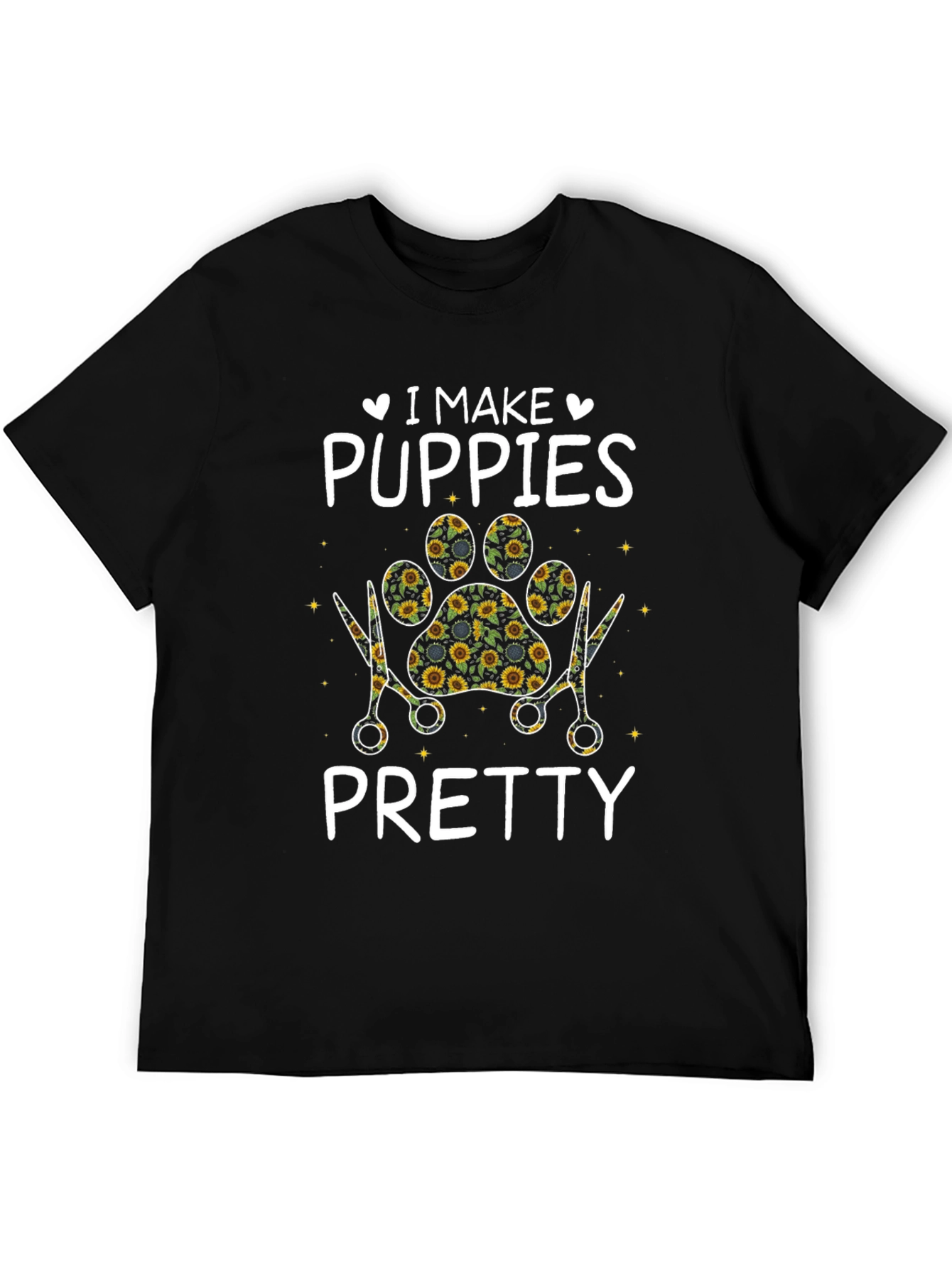 I Make Puppies Pretty T-Shirt Pet Groomer Tee