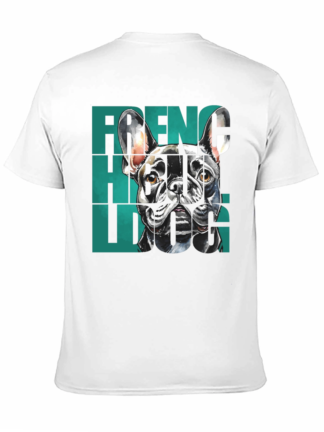 French Bulldog Graphic Tee - Stylish Mens Black T-Shirt