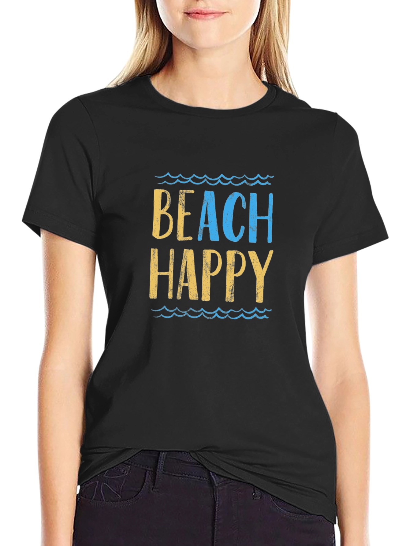 Beach Happy Graphic T-Shirt - Relaxed Fit