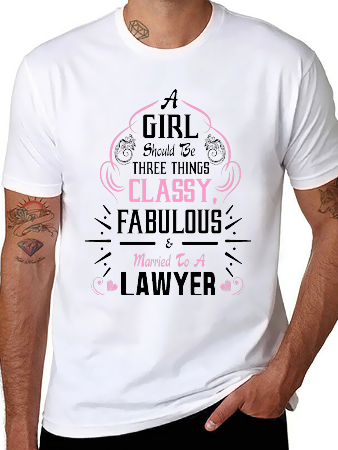 Classy Fabulous Lawyer Wife T-Shirt
