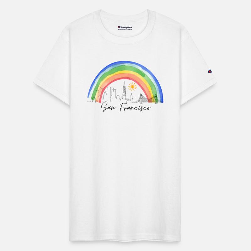 San Francisco Rainbow Skyline