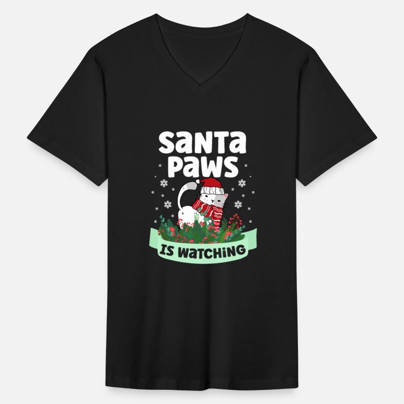 Santa Paws Is Watching Christmas Holiday Season