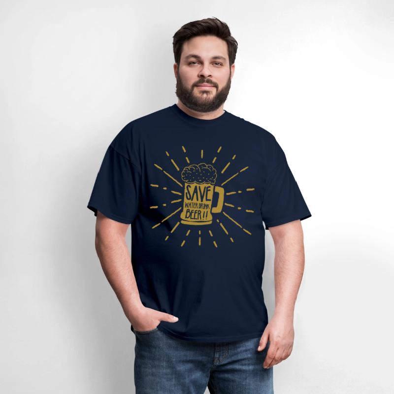 "Save Water with Our "Drink Beer" Tee"