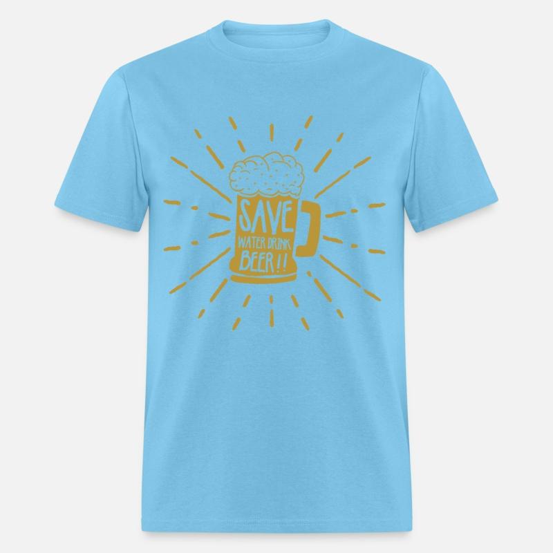 "Save Water with Our "Drink Beer" Tee"