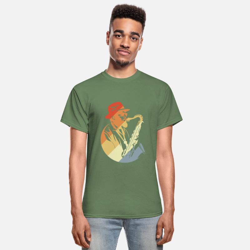 Saxophone Guy Sketch Retro Style