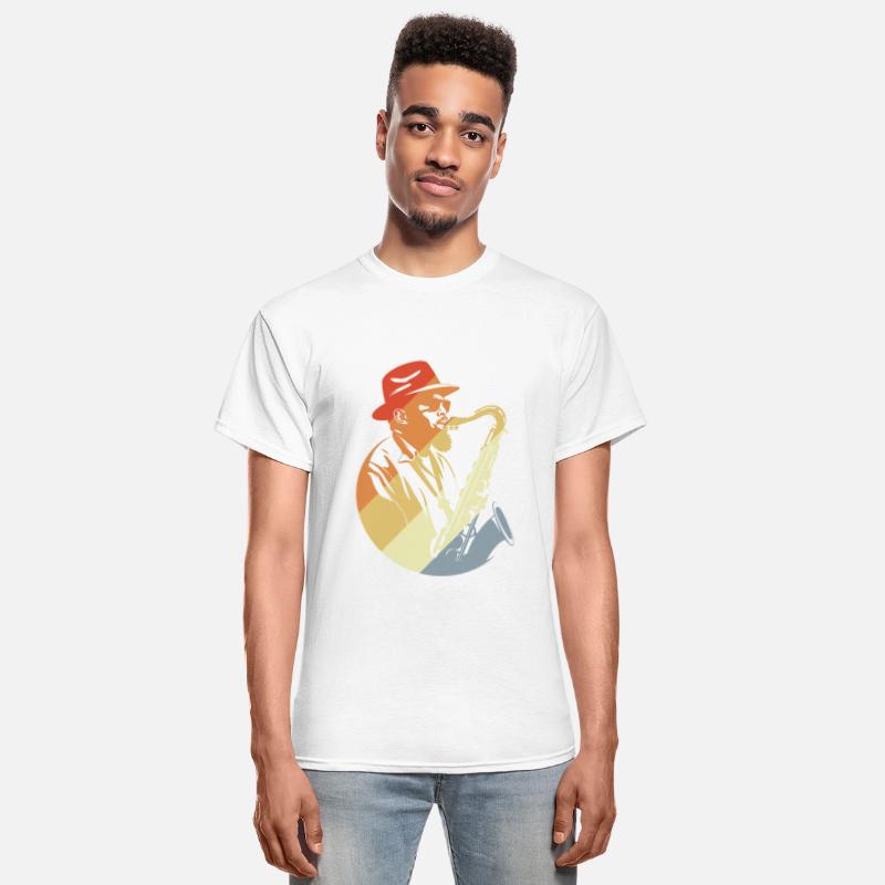 Saxophone Guy Sketch Retro Style