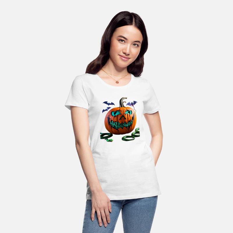 scary halloween pumpkin ugly Great and t-shirt