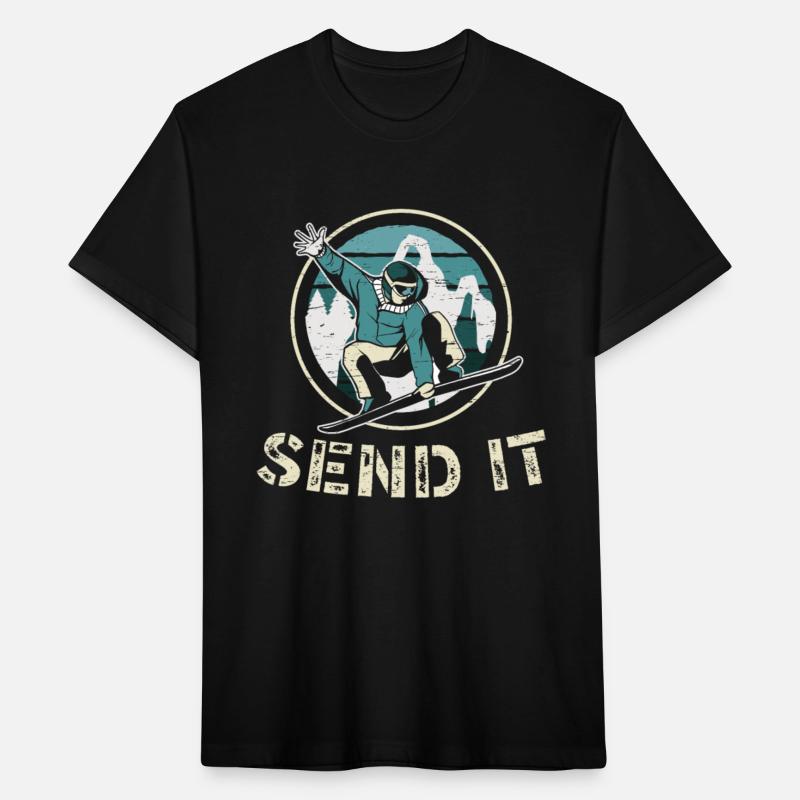 Send It Winter Sports Snowboarder Sport