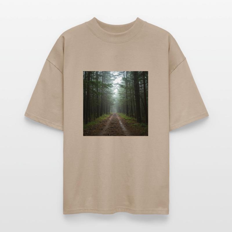 Serene Forest Path Scenic T-Shirt