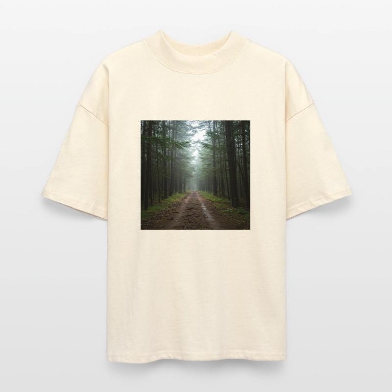 Serene Forest Path Scenic T-Shirt