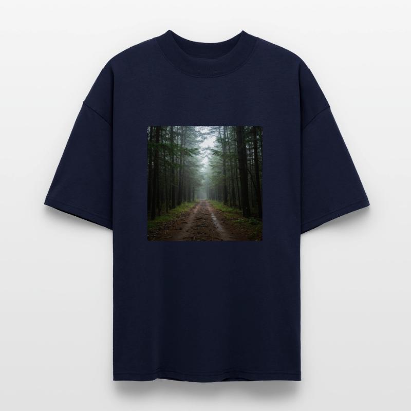 Serene Forest Path Scenic T-Shirt