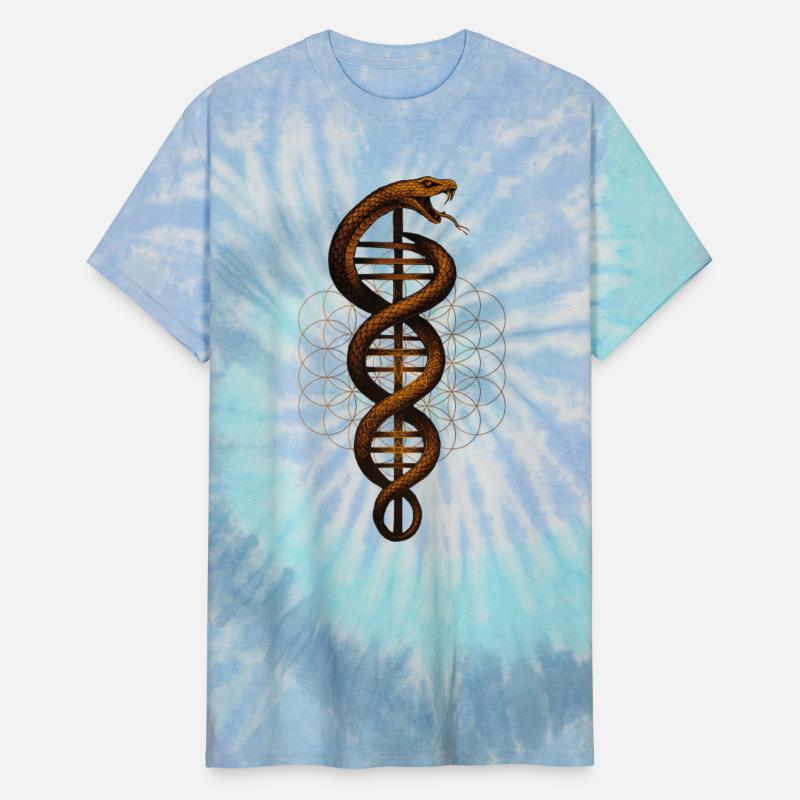 Serpent and Flower of Life Symbol