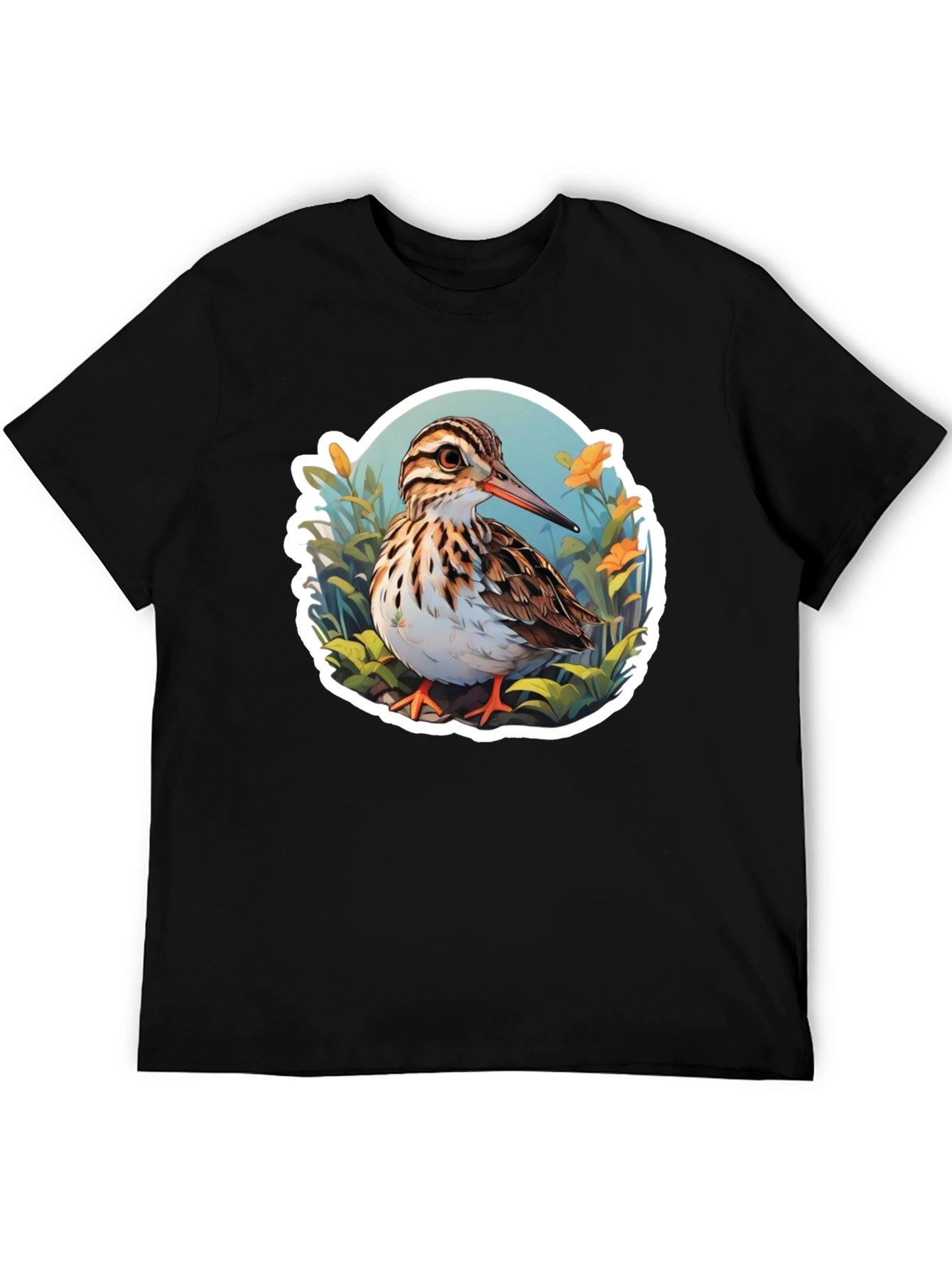 Bird Graphic Tee: Nature Inspired Style