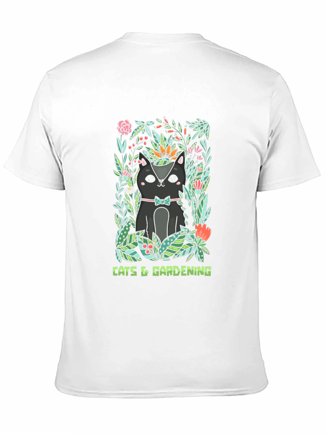 Cats & Gardening Graphic T-Shirt