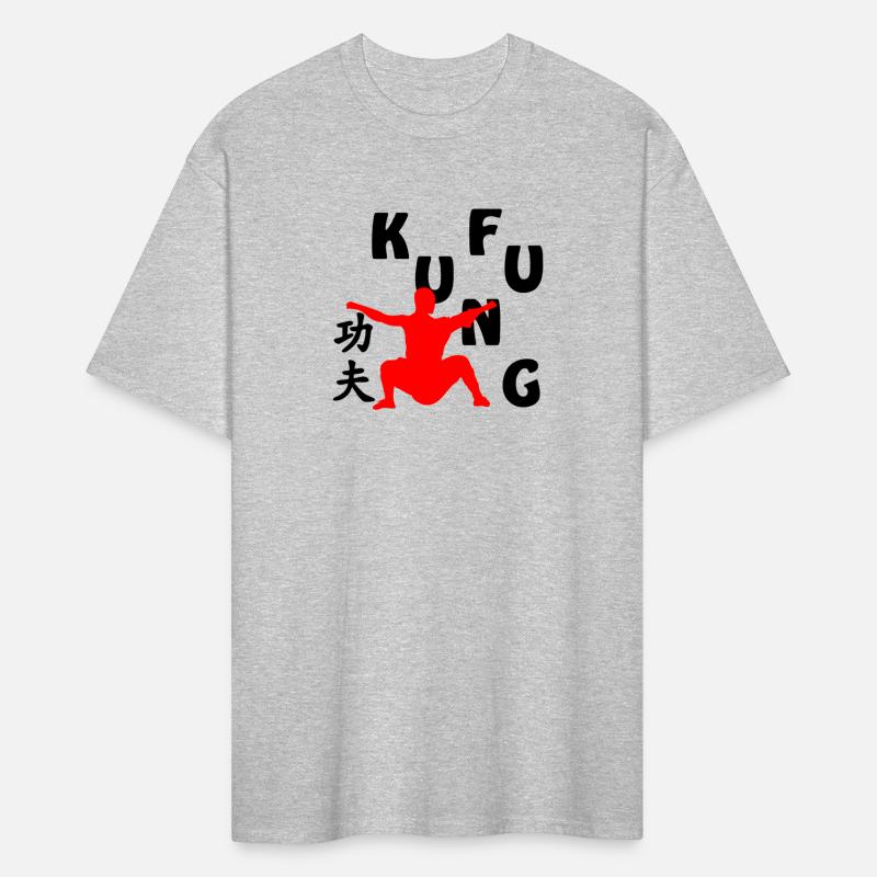 Shaolin monk with text Kung fu i