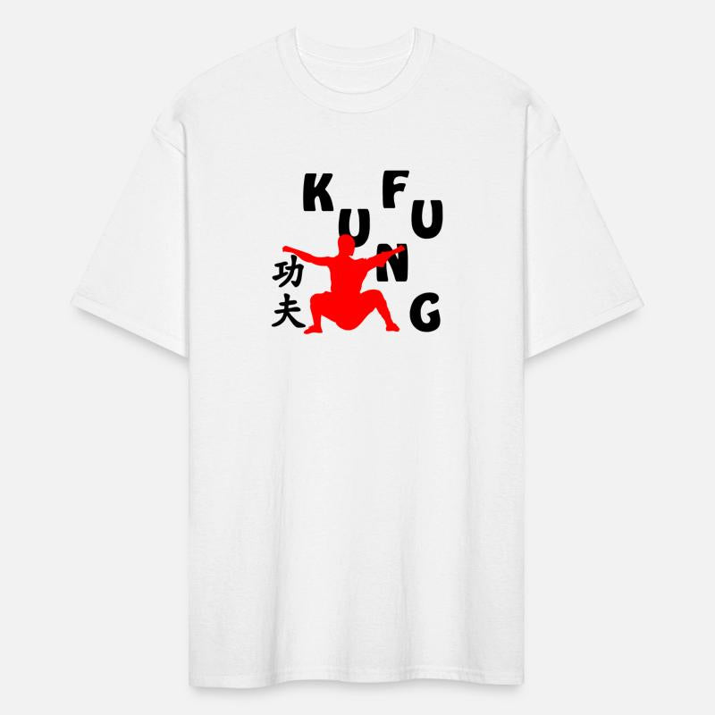 Shaolin monk with text Kung fu i