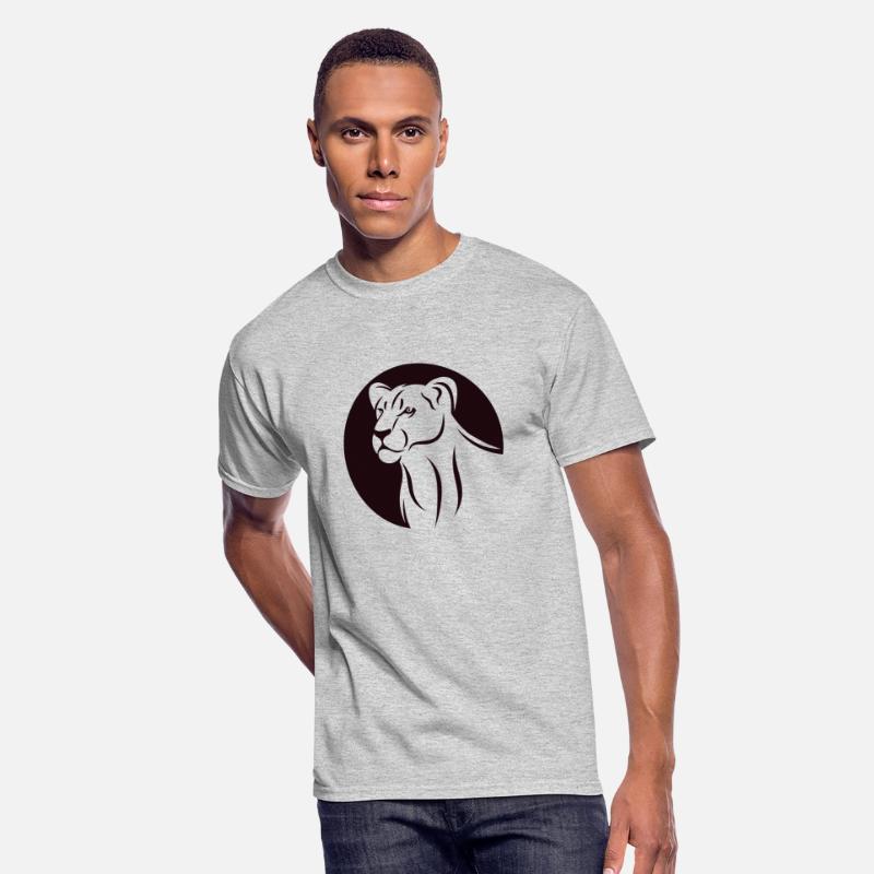 Shape lion animal wildlife cool vector logo image