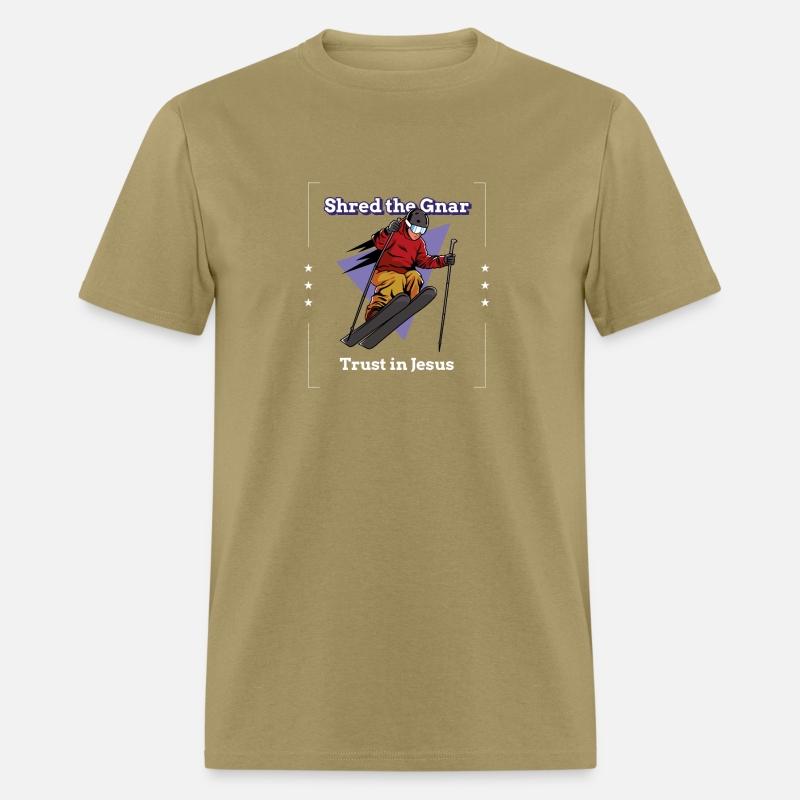 "Shred the Gnar, Trust in Jesus" T-Shirt