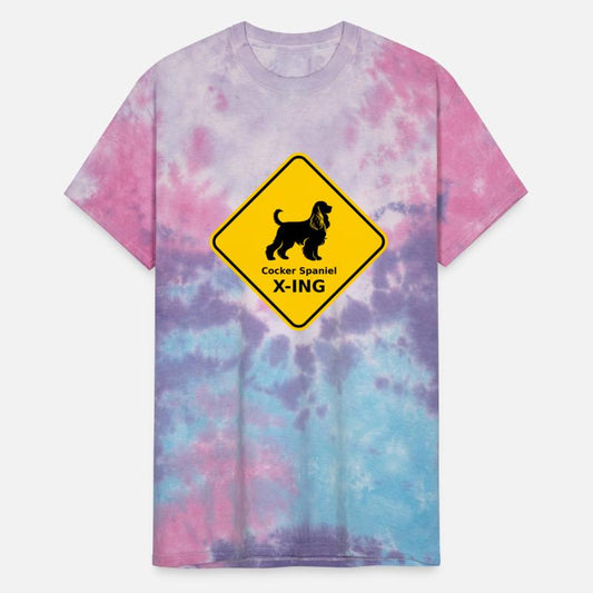 Sign "Cocker Spaniel X-ING"