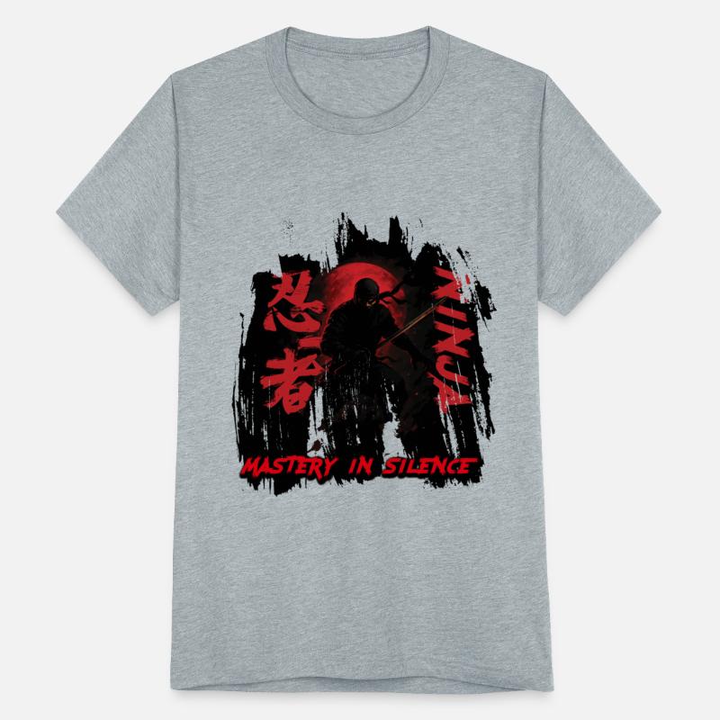 Silent Ninja Tee – Mastery in the Shadows Graphic