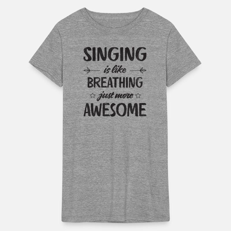 Singing is like breathing just more awesome black
