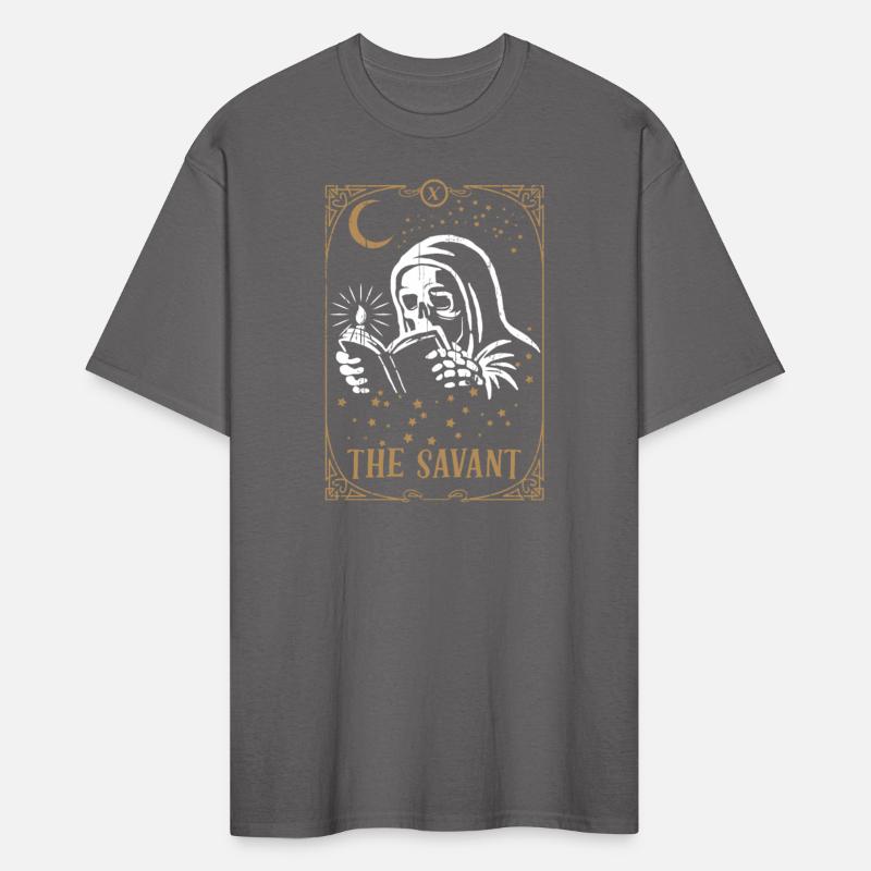 Skeleton Savant Tarot Card Occult Club Gothic