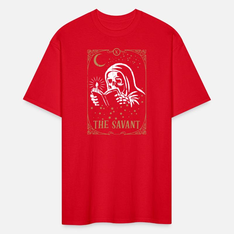 Skeleton Savant Tarot Card Occult Club Gothic