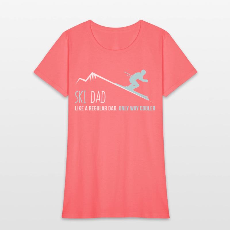 Ski Dad Winter Skiing