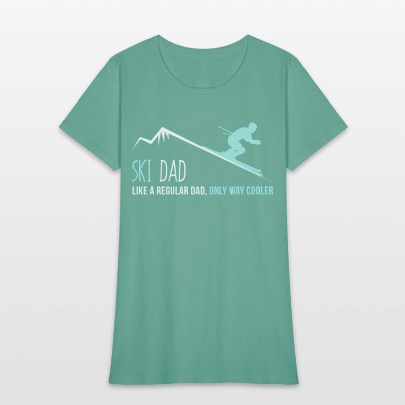 Ski Dad Winter Skiing