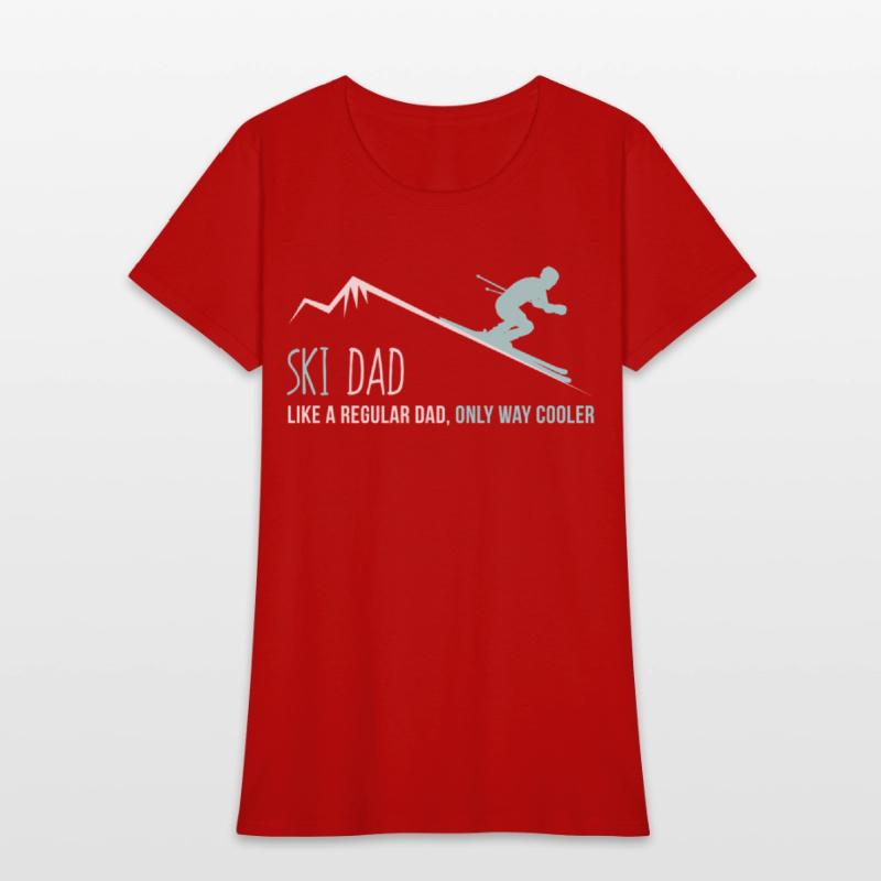 Ski Dad Winter Skiing