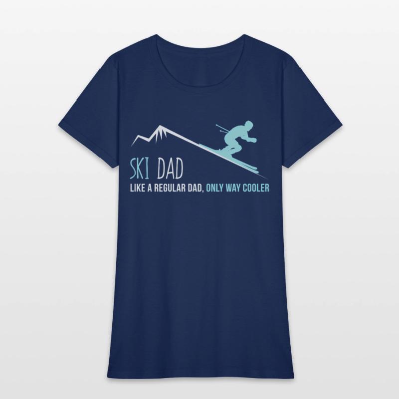 Ski Dad Winter Skiing