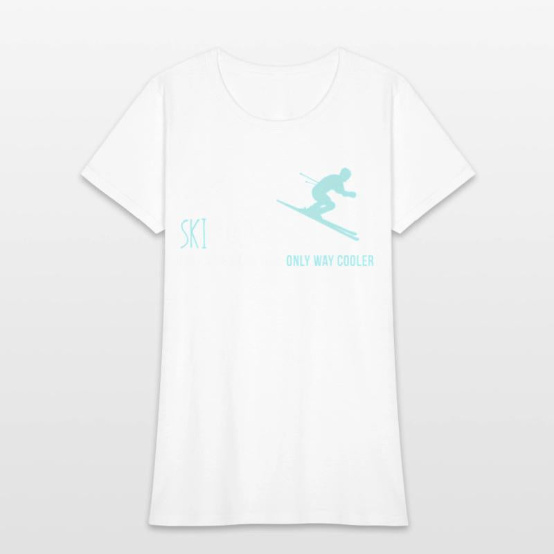 Ski Dad Winter Skiing