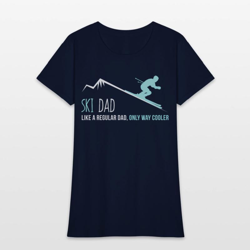 Ski Dad Winter Skiing