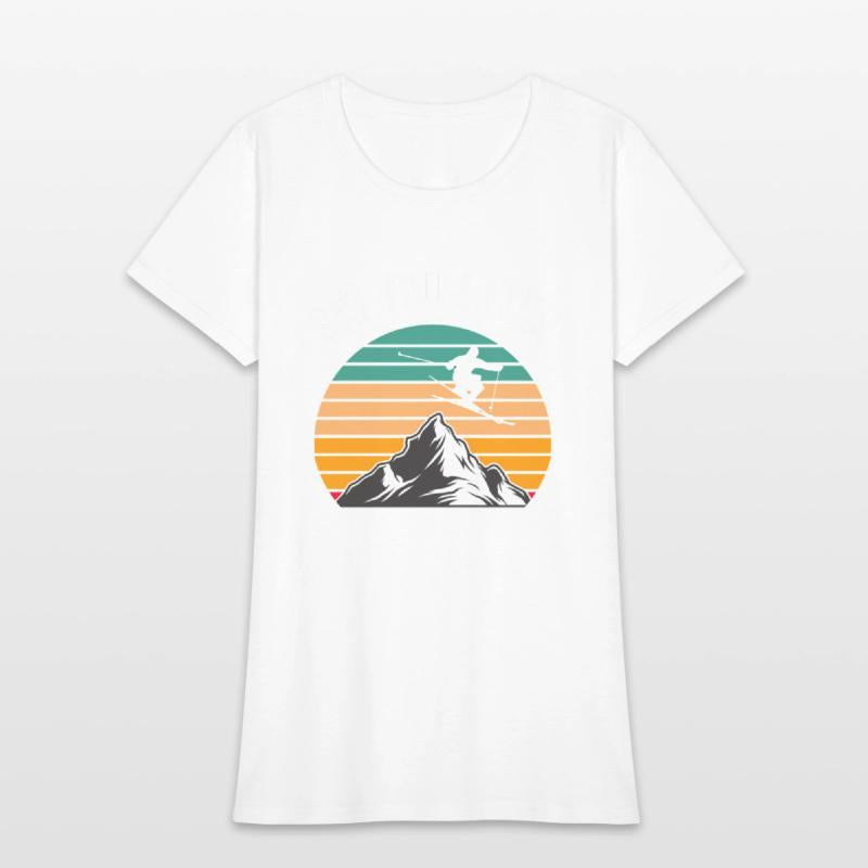 Ski You Later Downhill Skiing Snow Adventure Winte