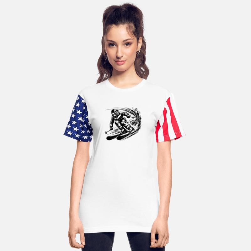 Skiing Competition Rivalry And Sporting Spirit