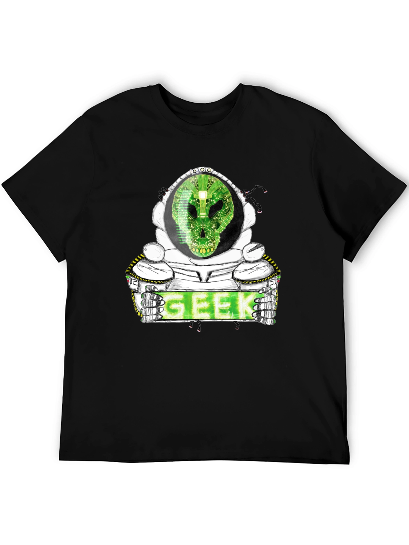 Geek Alien Graphic T-Shirt